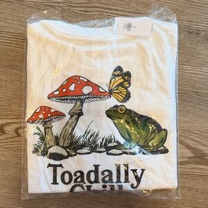 Toadally Chill  Shirt - White